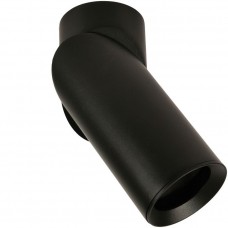 Σποτ Στρογγυλό Οροφής Κινητό με ντουί GU10 Αλουμινίου Μαύρο 925220/BL